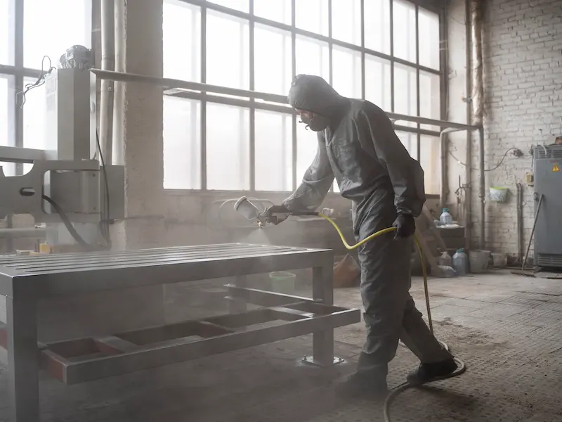 powder coating and sandblasting services